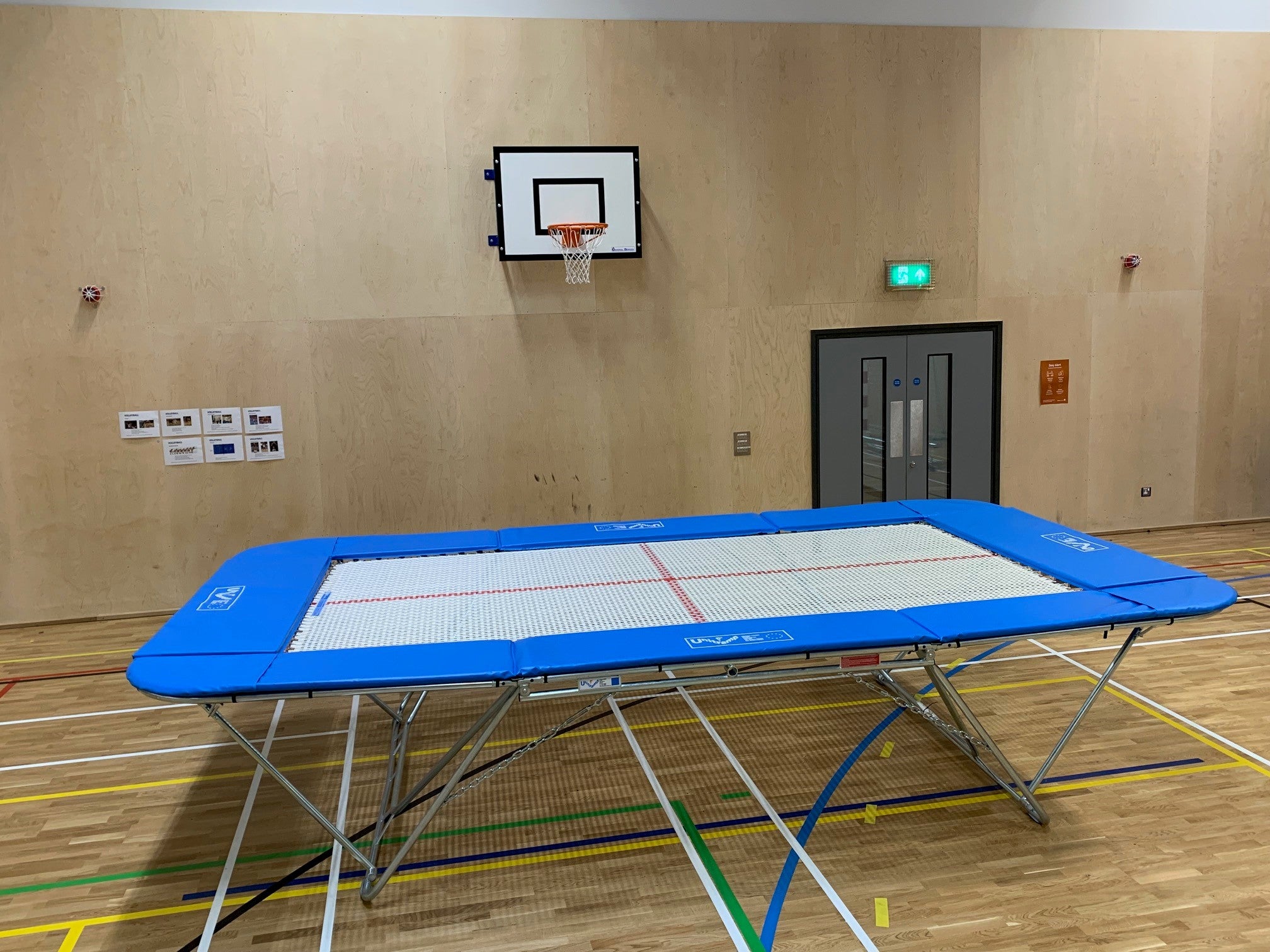 Indoor Trampoline Best Size Trampoline Indoor Gymnastic/Rebound