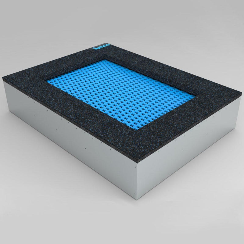 Jumpo Walk Rectangular In-ground Playground Trampoline