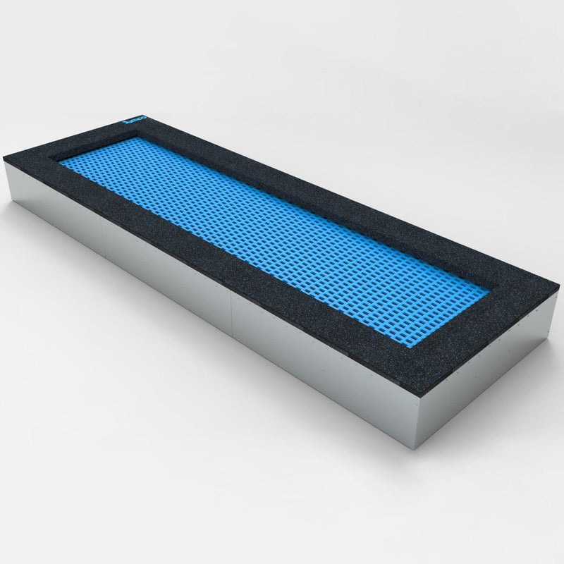 Jumpo Walk Rectangular In-ground Playground Trampoline