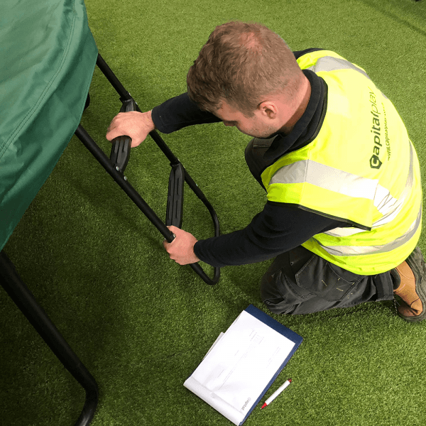 Checking the ladder